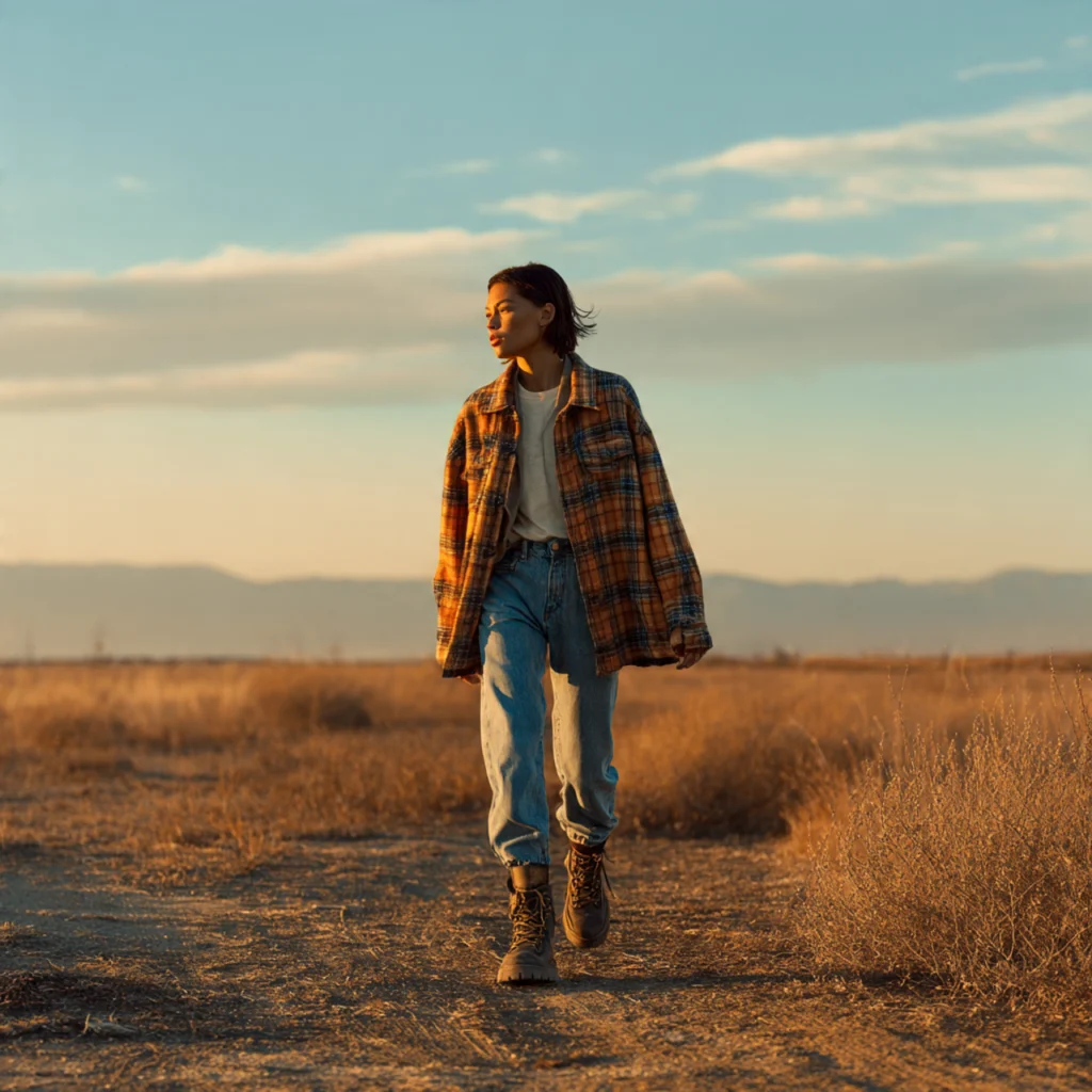 18 Trendy Fall Outfits for Effortless Autumn Style 10 Shacket and Straight-Leg Jeans