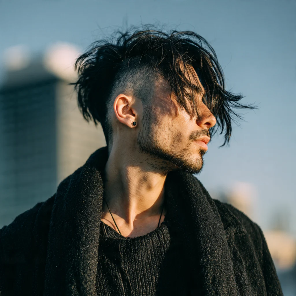 20 Stunning Side Shaved Hairstyles to Inspire Your Next Look 15 Shaved Side with Bangs