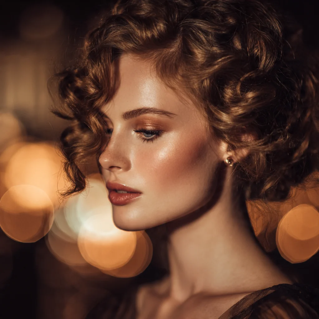 22 Best Hairstyles for Oval Shaped Face to Try in 2025 18 Side-Parted Curls