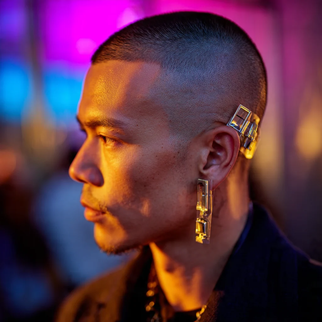 20 Stunning Side Shaved Hairstyles to Inspire Your Next Look 20 Side Shave with Accessories