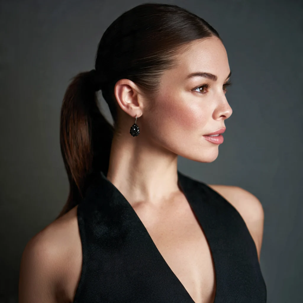 22 Best Hairstyles for Oval Shaped Face to Try in 2025 5 Sleek Low Ponytail