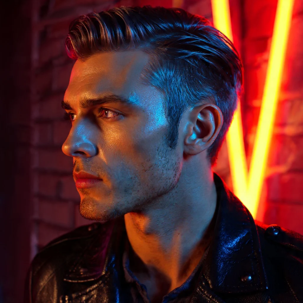 20 Stunning Side Shaved Hairstyles to Inspire Your Next Look 11 Slicked Back with Side Shave