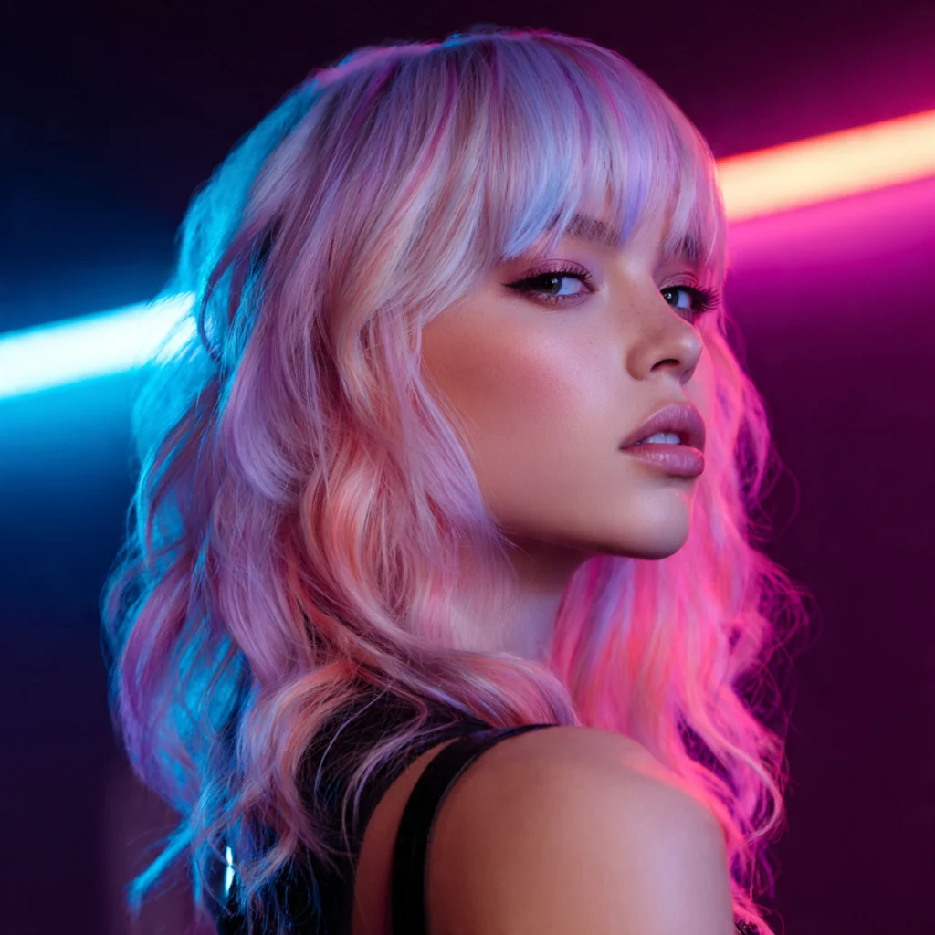 20 Best Soft Mullet Hairstyles: Modern, Effortless & Stylish Looks 6 Soft Mullet with Pastel Colors