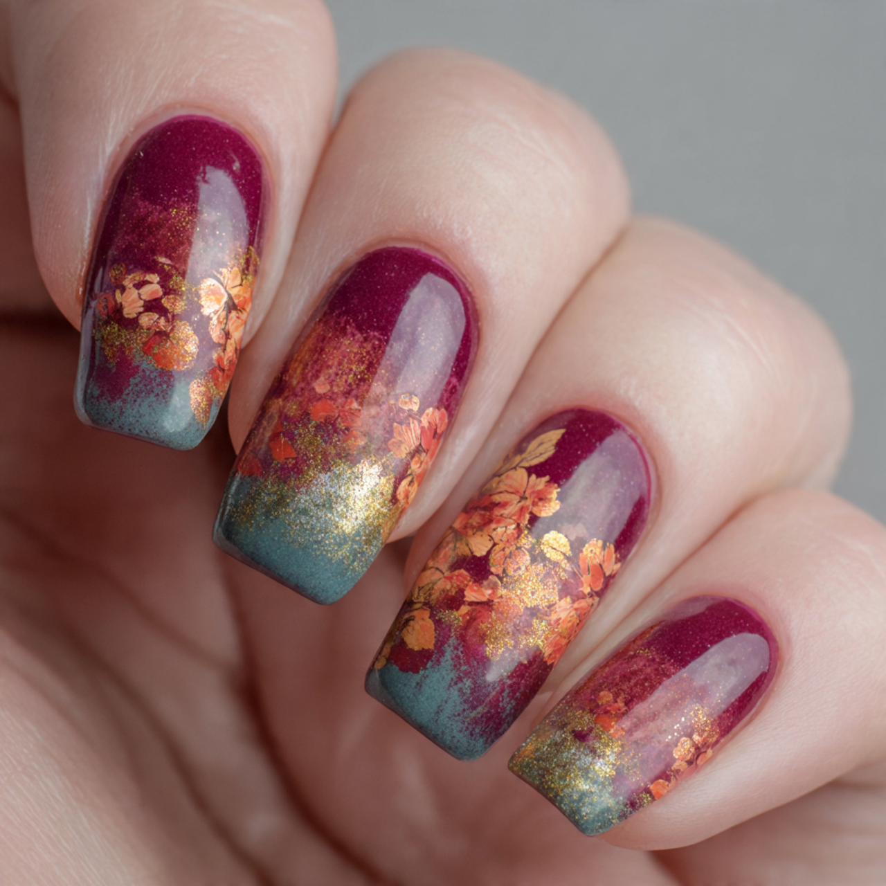 Summer to Fall Transition Nails