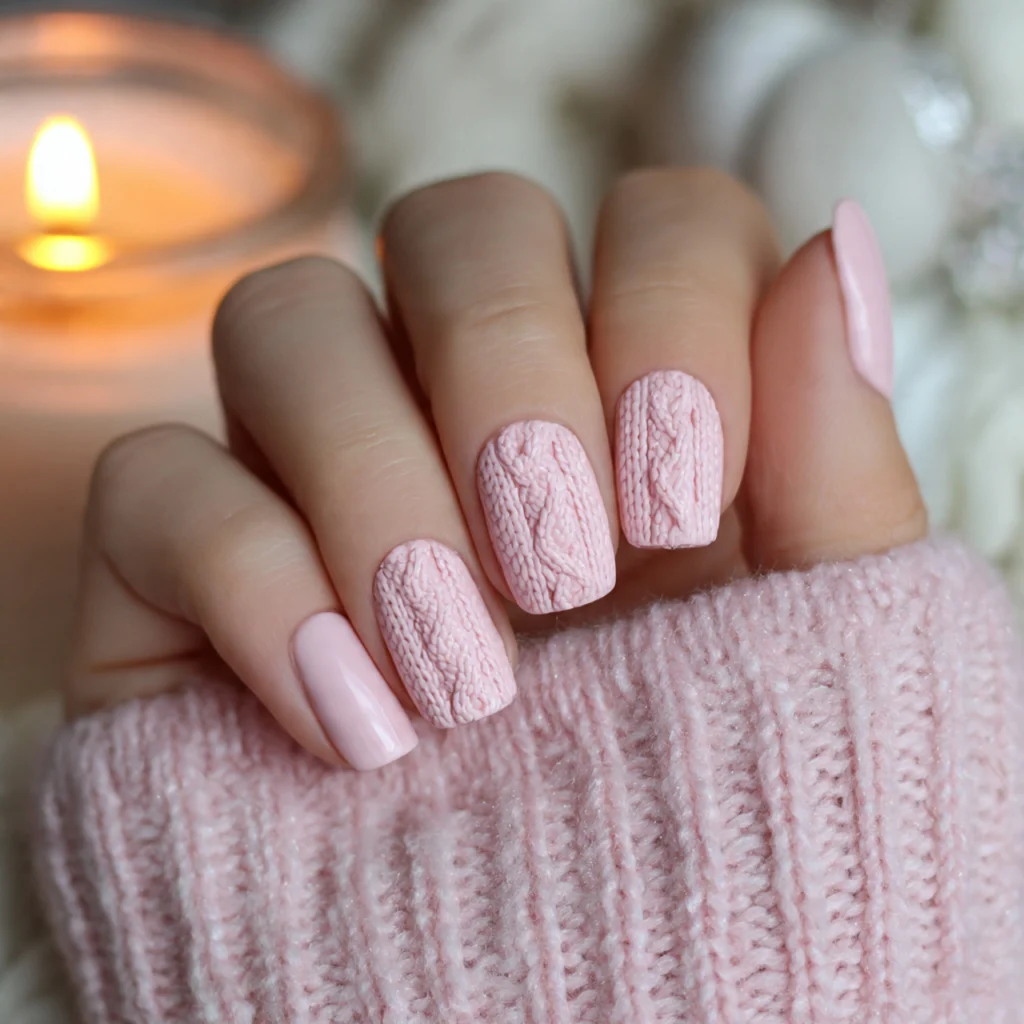 Sweater Texture Nails