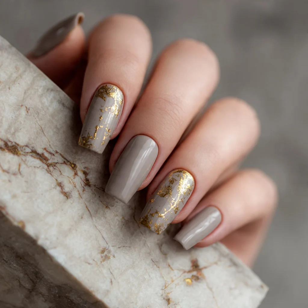 Taupe & Gold Duo