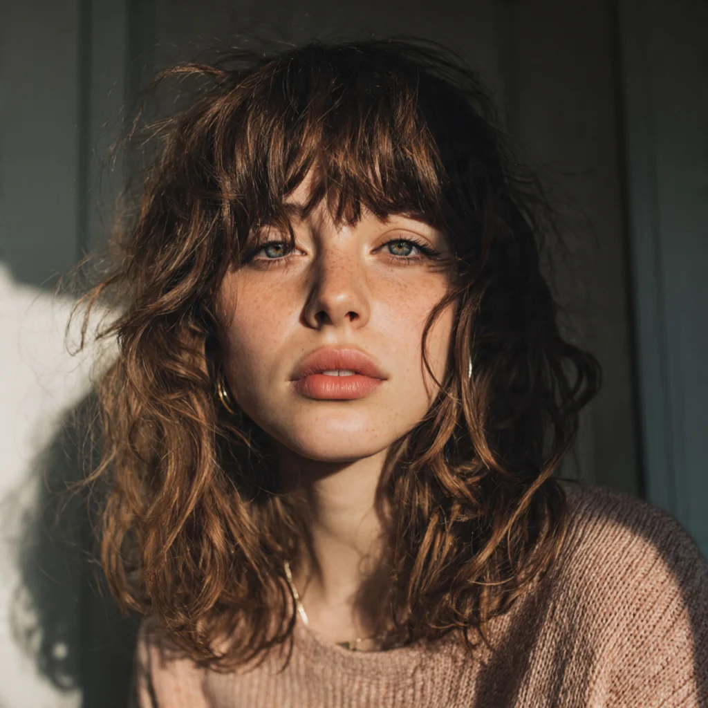 25 Gorgeous Types of Bangs to Try in 2025 11 Textured Bangs