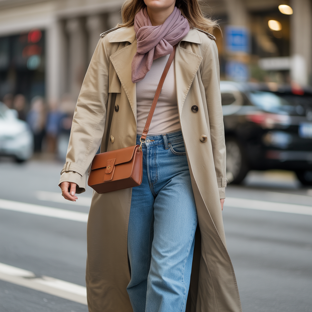 17 Simple Fall Outfits for Effortless Style This Season 3 Trench Coat and Relaxed Layers