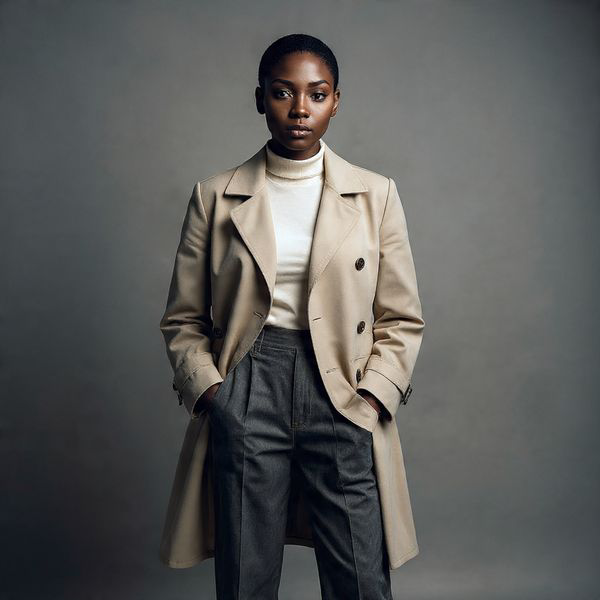 18 Best Modest Fall Outfits for Effortless Autumn Style 5 Trench Coat with Layered Neutrals