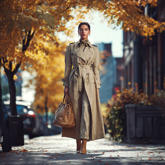 Trench Coats and Statement Outerwear