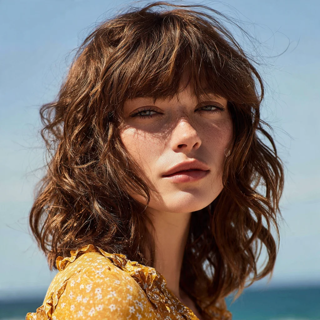 25 Gorgeous Types of Bangs to Try in 2025 16 Wavy Bangs
