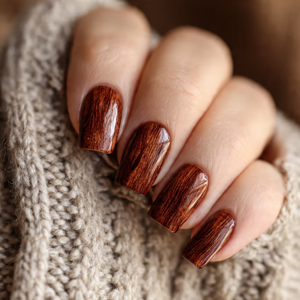 Woodgrain Nails