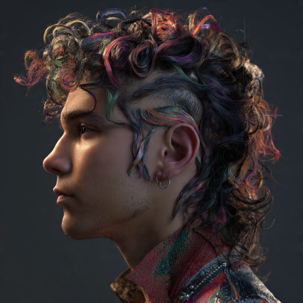 Artistic Subtle Mullet