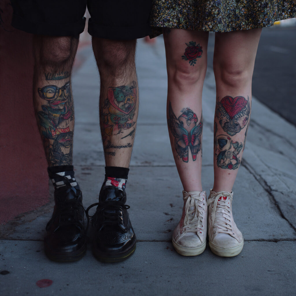 Behind the Knee Tattoos