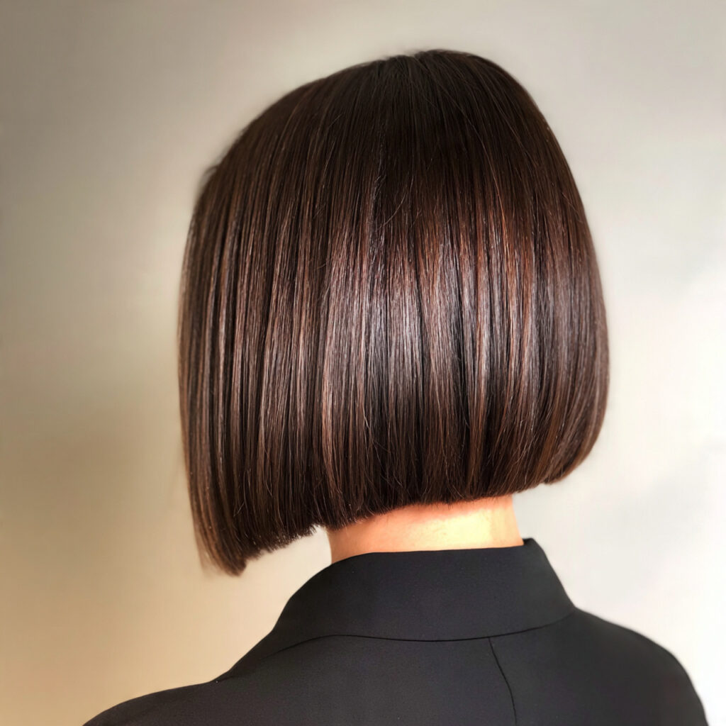 Blunt Bob With Hidden Undercut