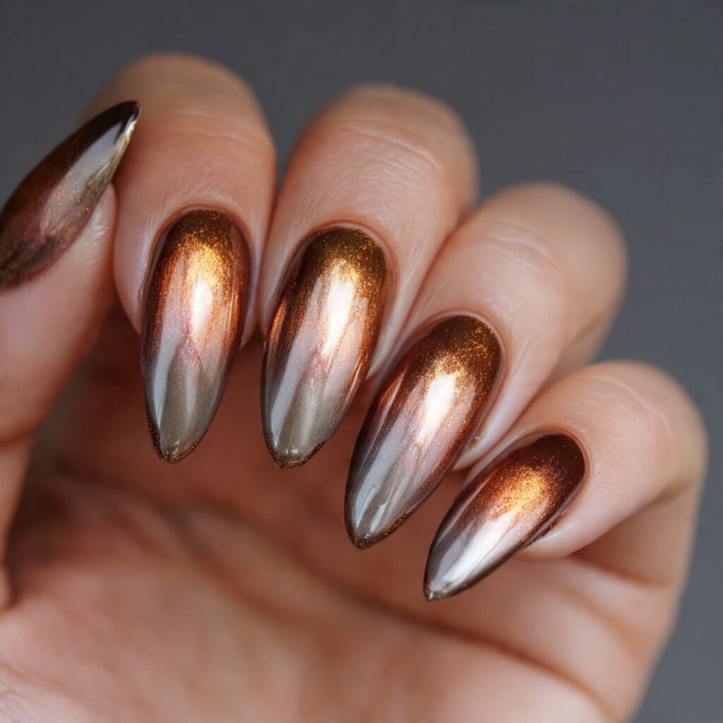 Bronze Metallic Ombre