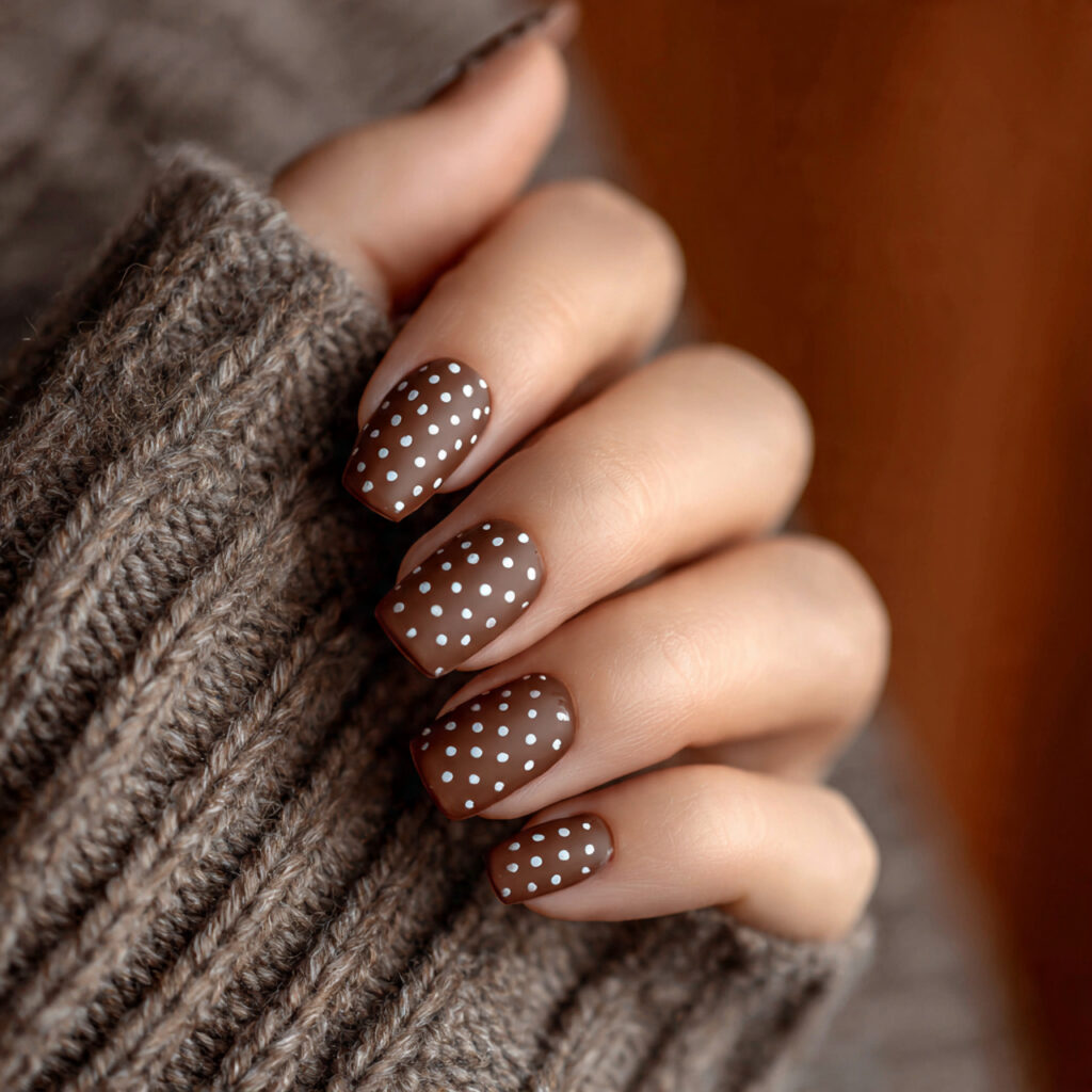 Brown Polka Dots