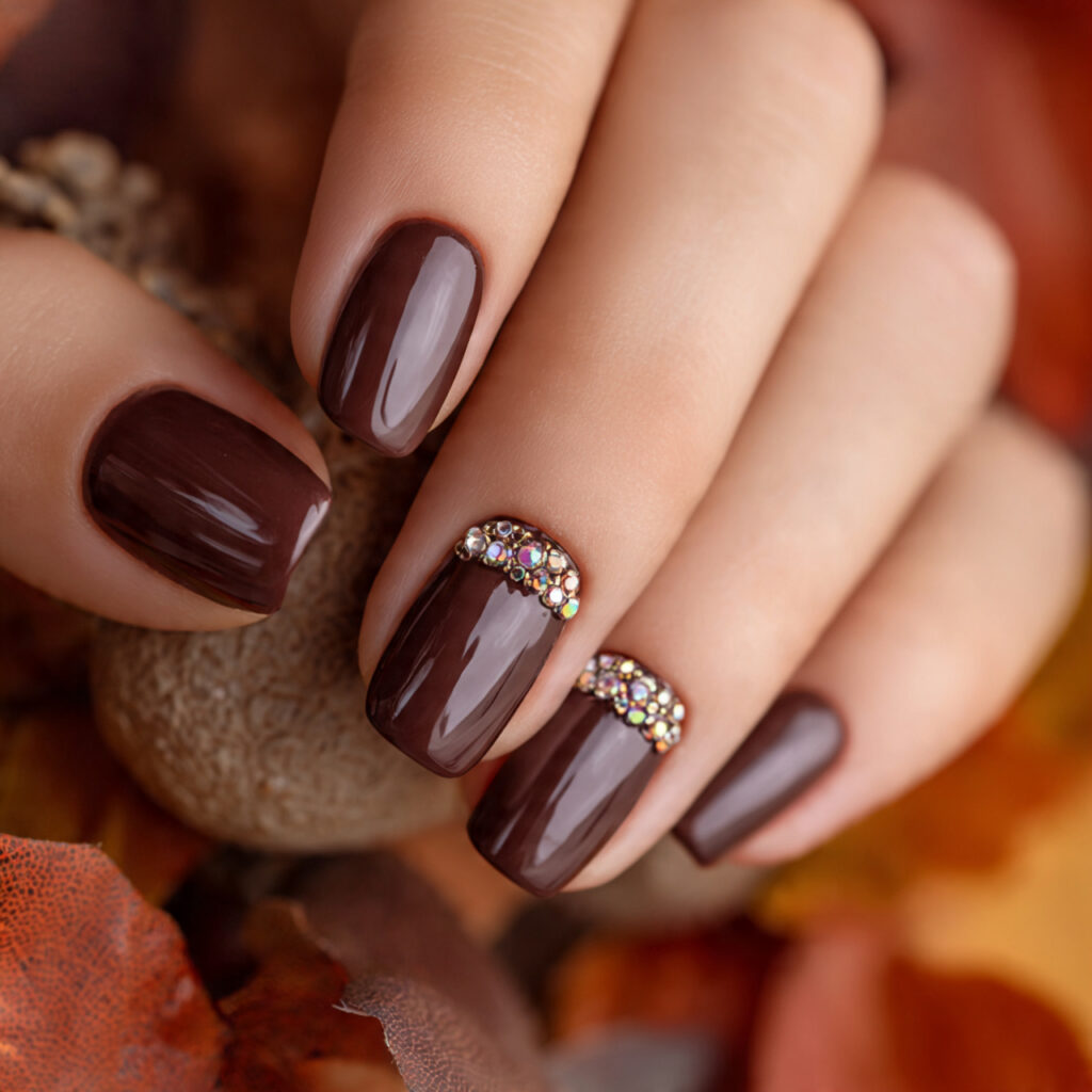 Brown with Rhinestones