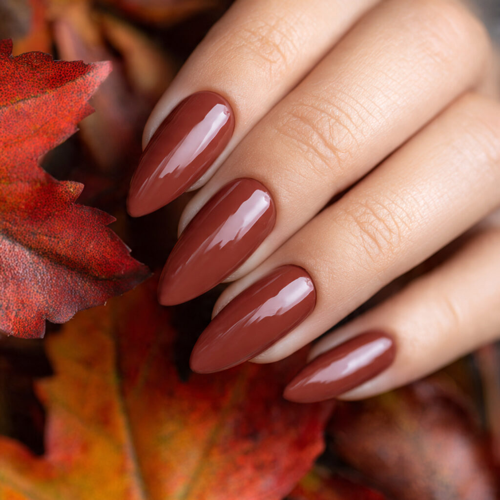 Burnt Sienna Nails