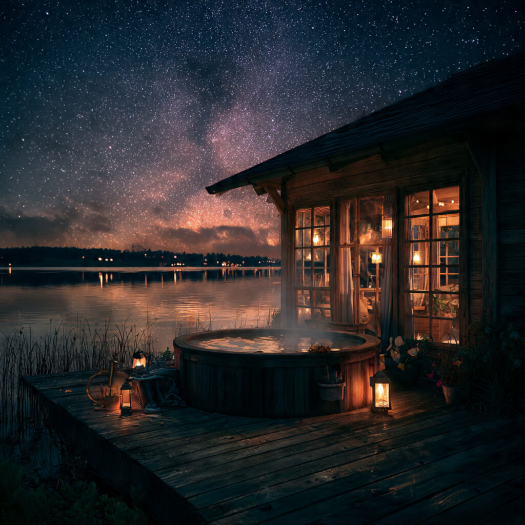 Cabin with a Hot Tub