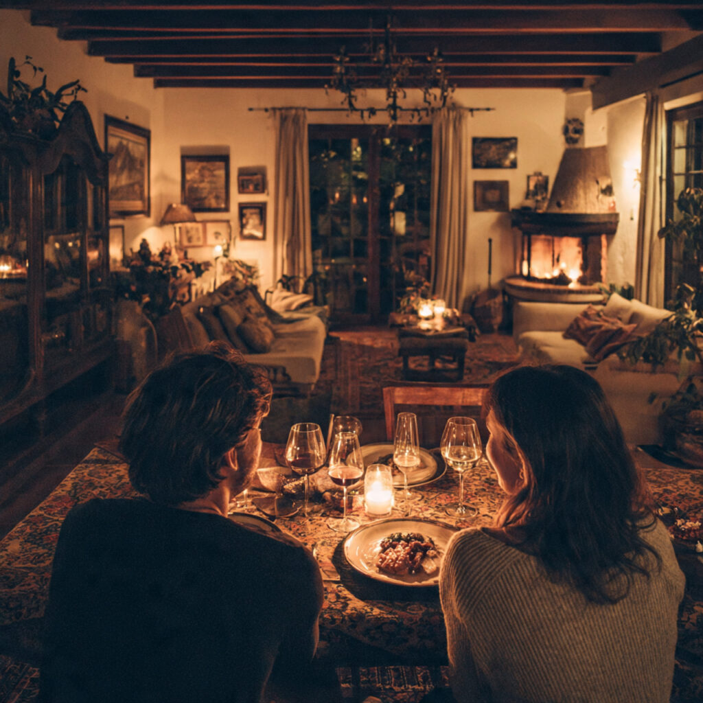 Candlelit Dinner at Home