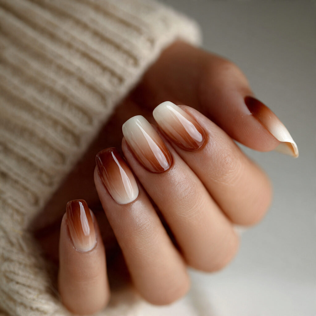 Caramel to Cream Ombre