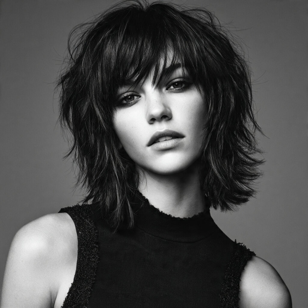 Choppy Ends Shaggy Lob