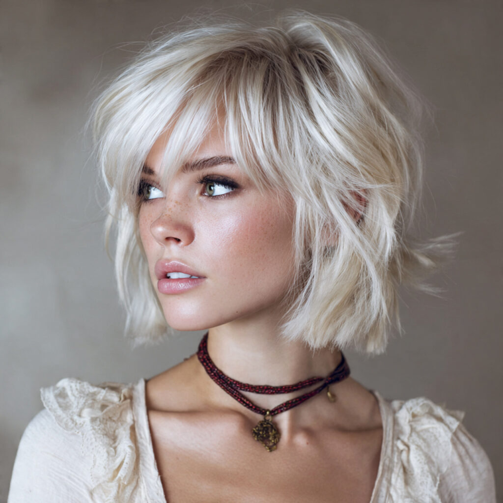 Choppy Long Pixie Bob