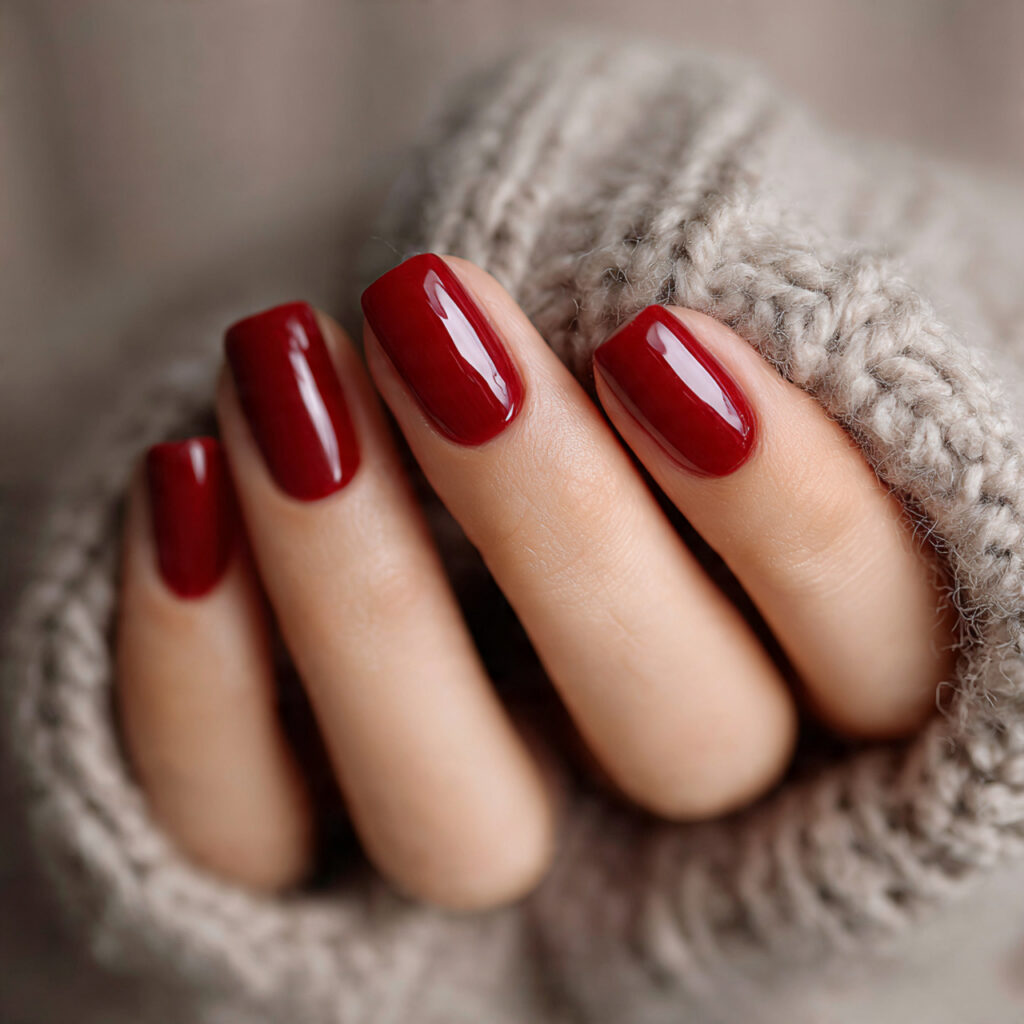 Red Fall Nails: 18 Stunning Ideas to Try This Season 1 Classic Red Nails