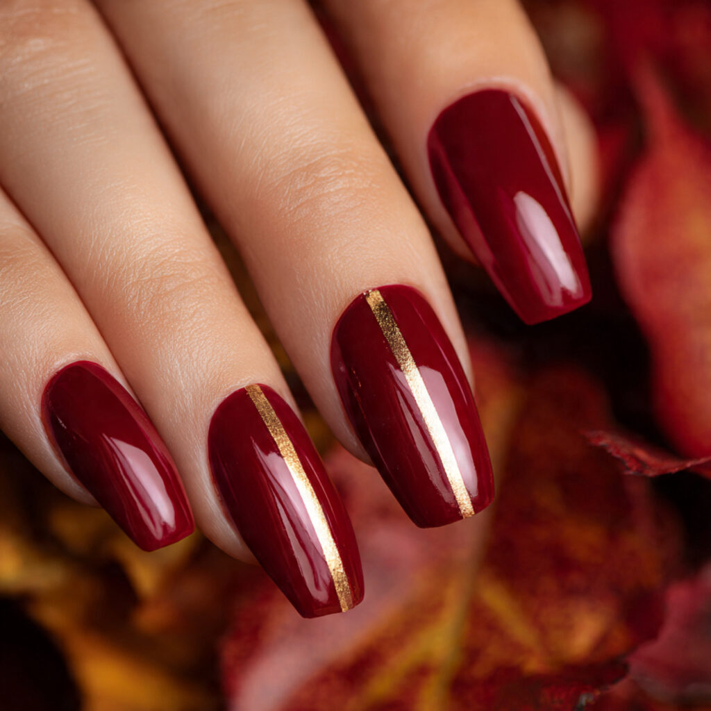 Red Fall Nails: 18 Stunning Ideas to Try This Season 11 Coffin or Ballerina Red Nails