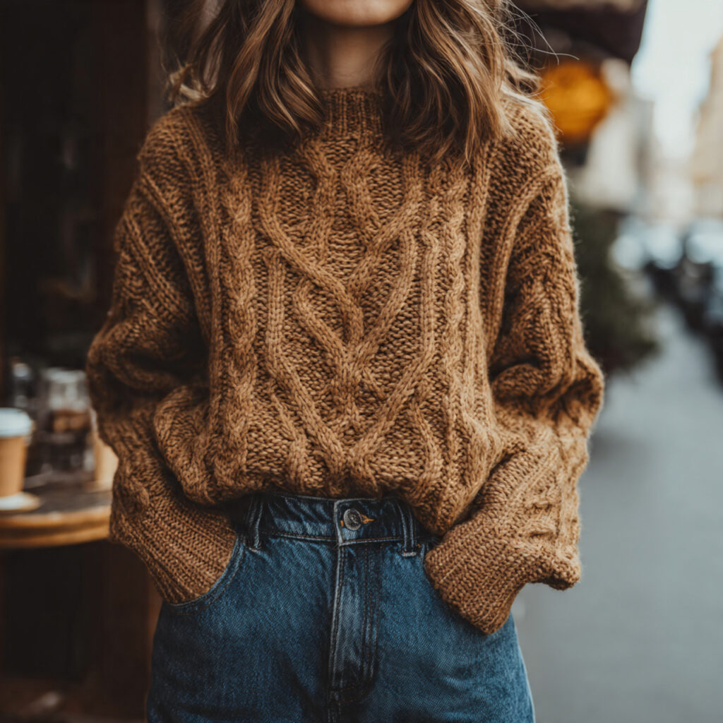 17 Best Cozy Casual Winter Outfits to Stay Warm & Stylish This Season 1 Cozy Knits and Denim Days