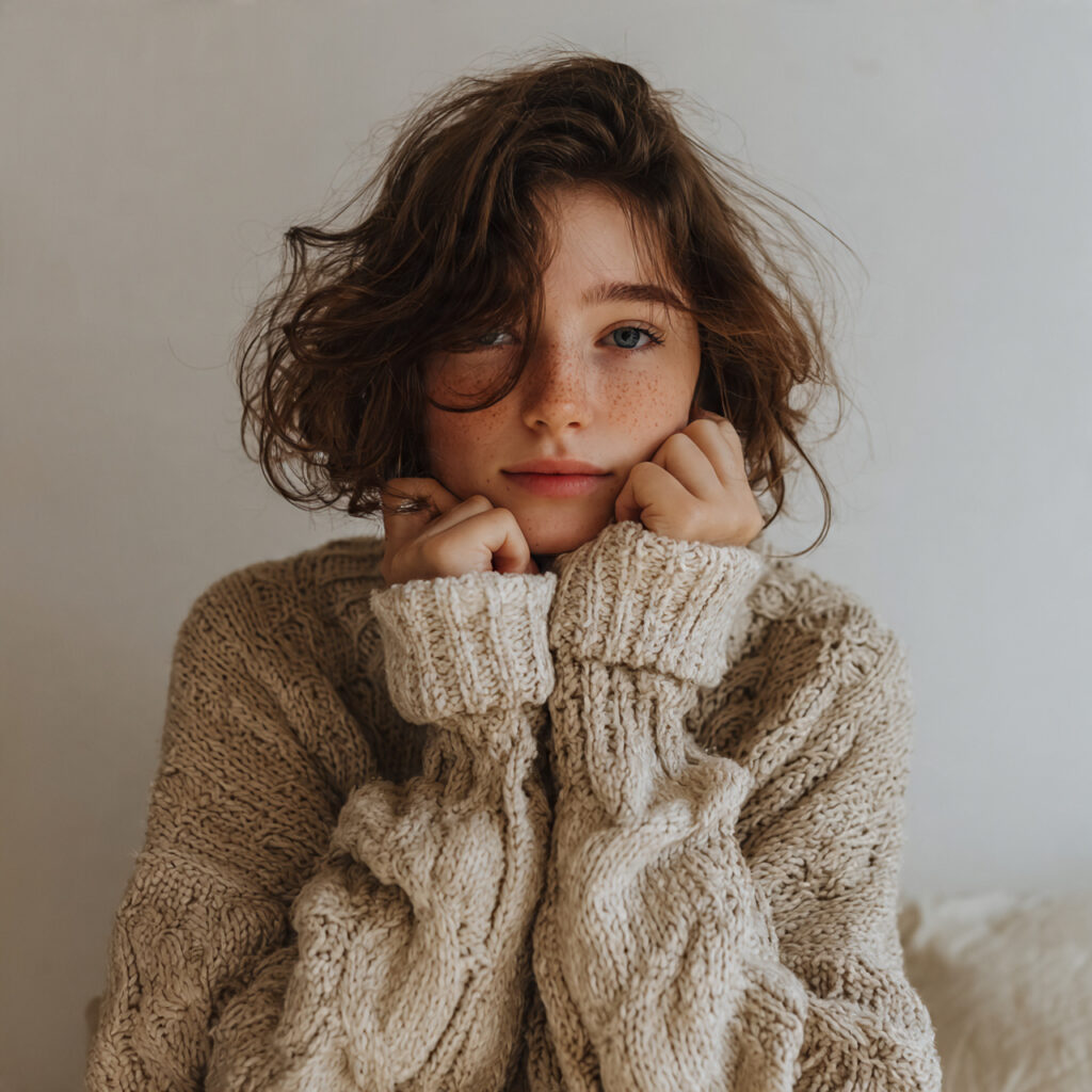18 Amazing Winter Outfits for Teens to Stay Warm and Stylish 1 Cozy Layered Sweaters