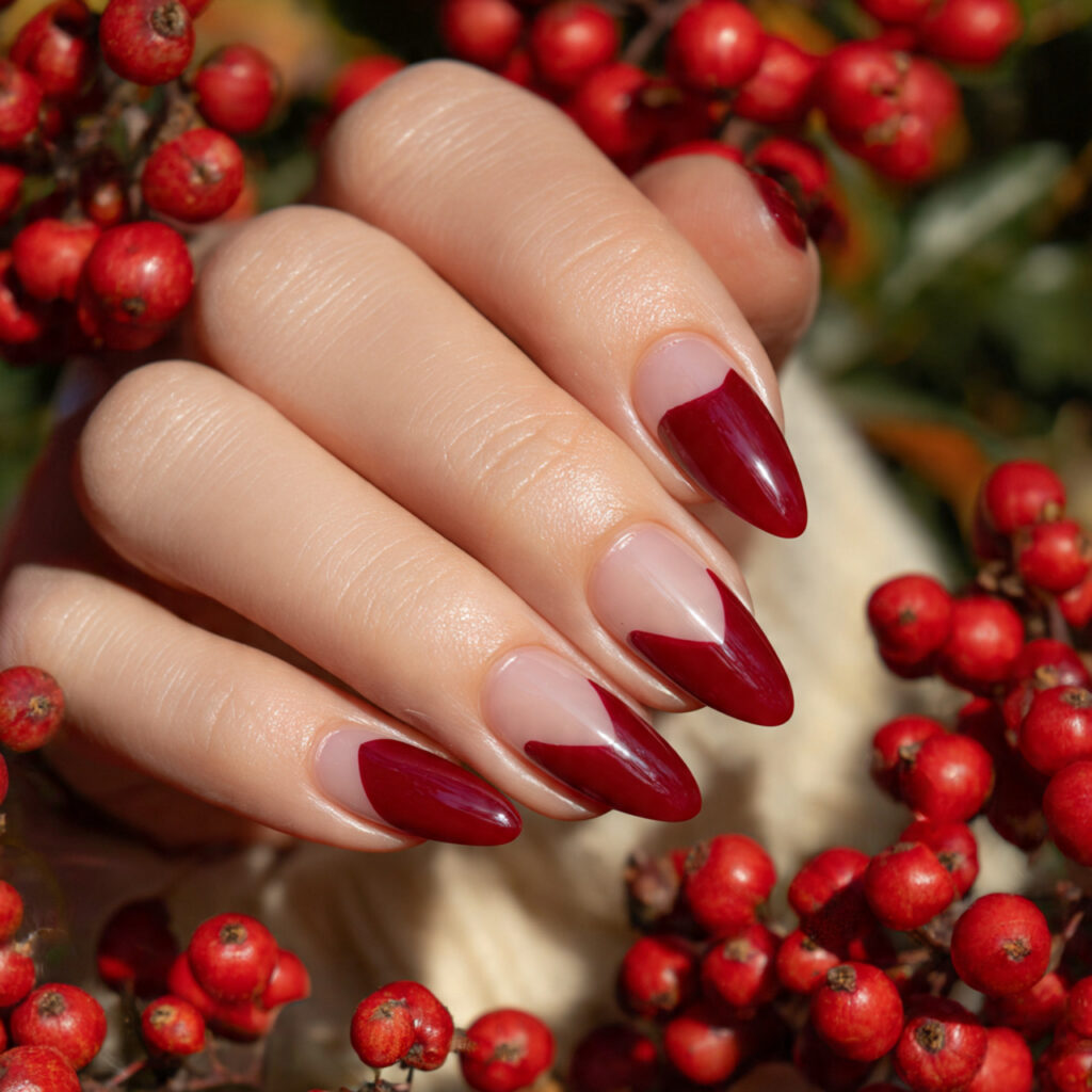 Cranberry French Tips