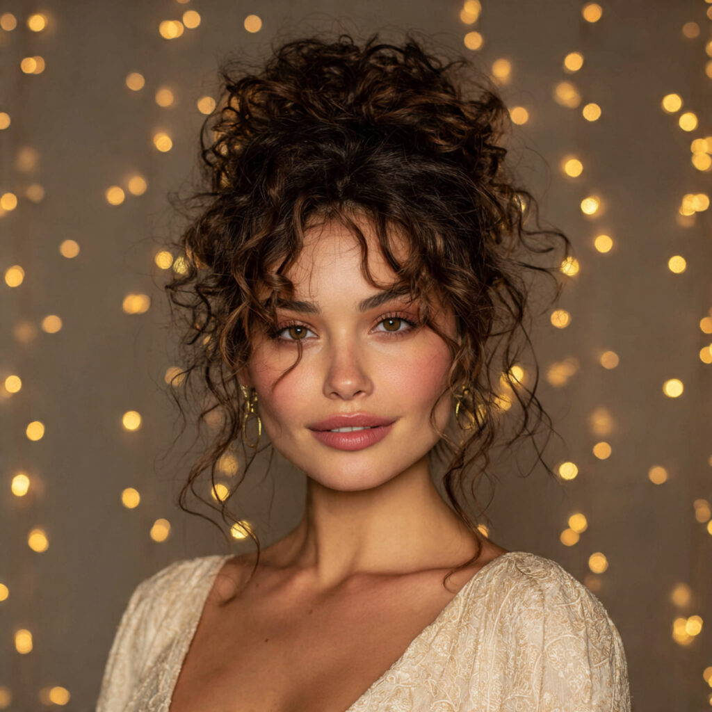 20 Stunning Birthday Hairstyles to Make You Shine All 14 Curly Updo