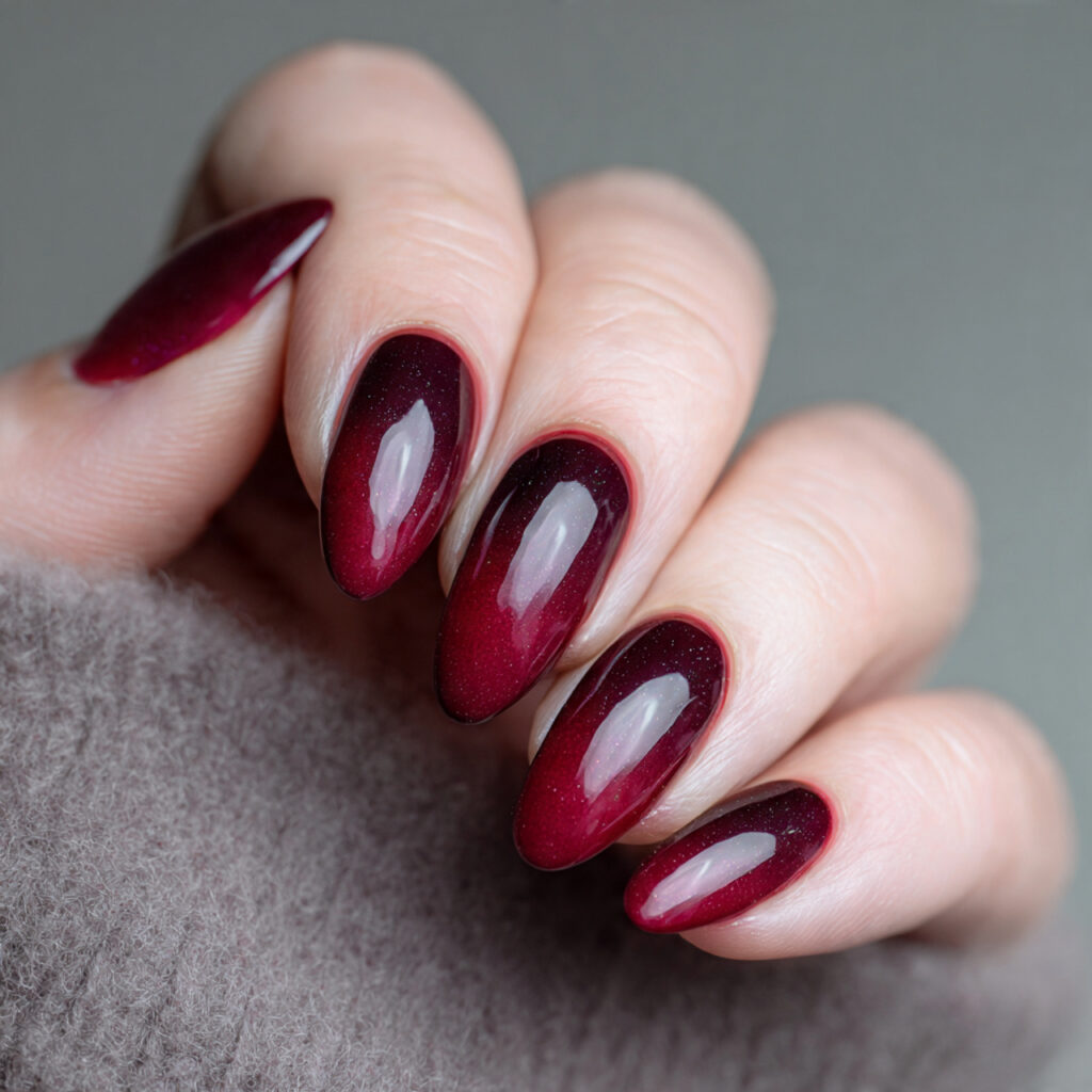 Deep Burgundy Fade