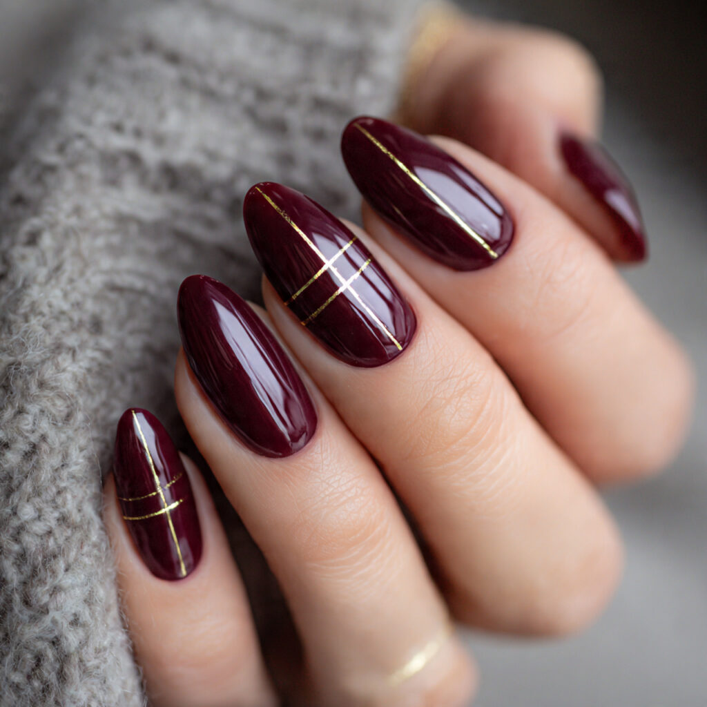 Deep Burgundy Romance