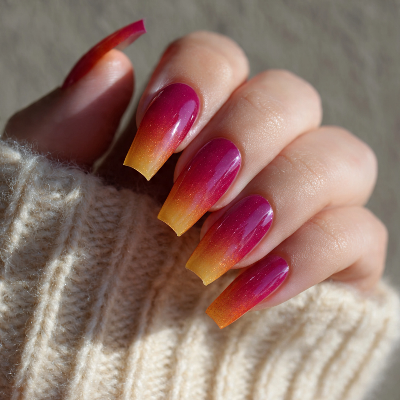Fall Ombre Nails Ideas