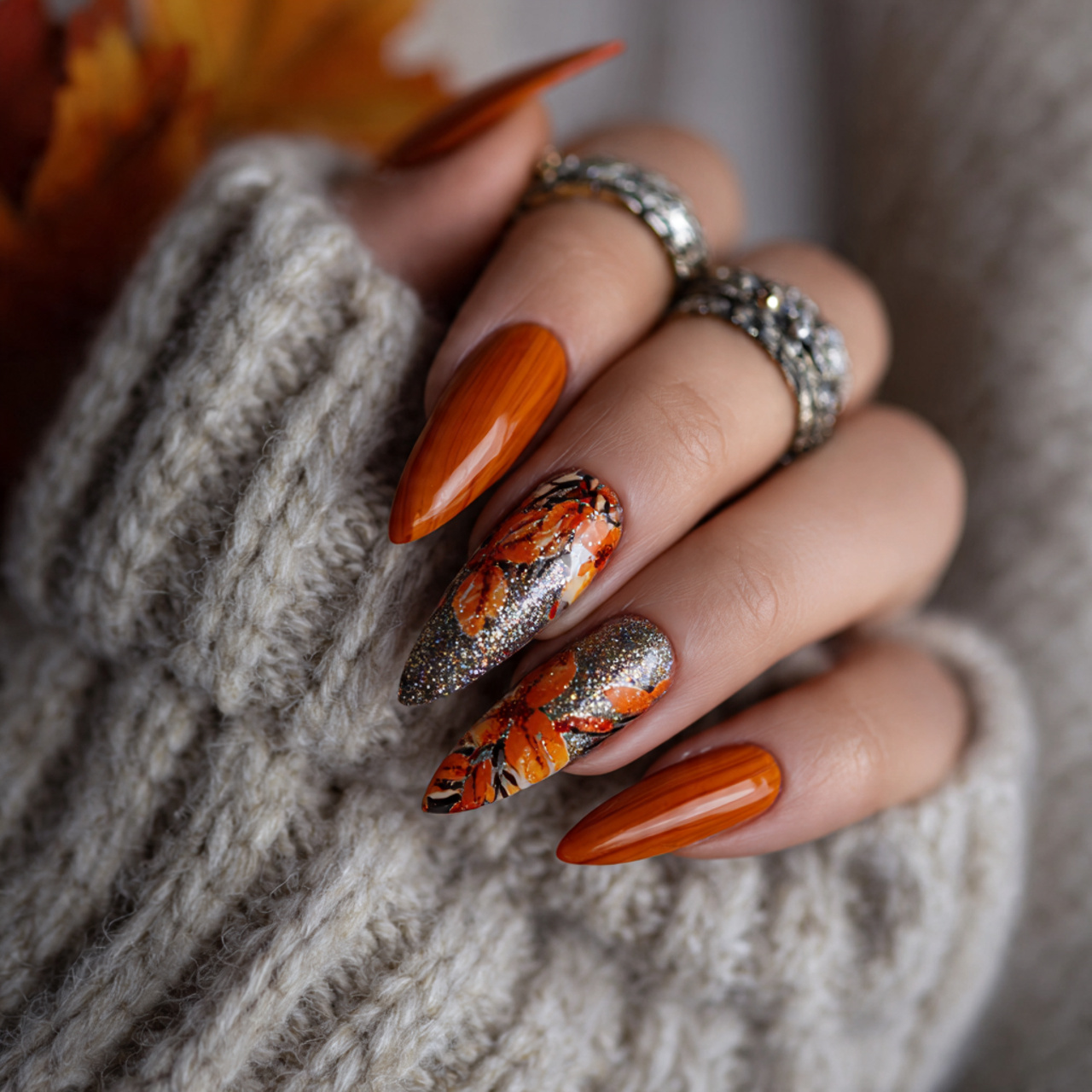 Fall Sets Nails