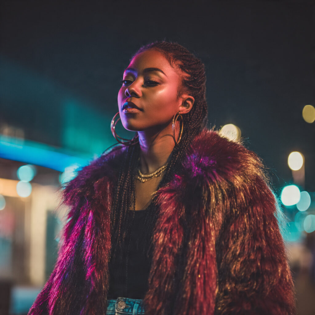 Faux Fur Statement Coat