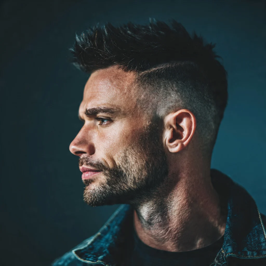 22 Best Faded Undercut for Men – Top Fade Styles & Barber Tips 16 Faux Hawk Faded Undercut