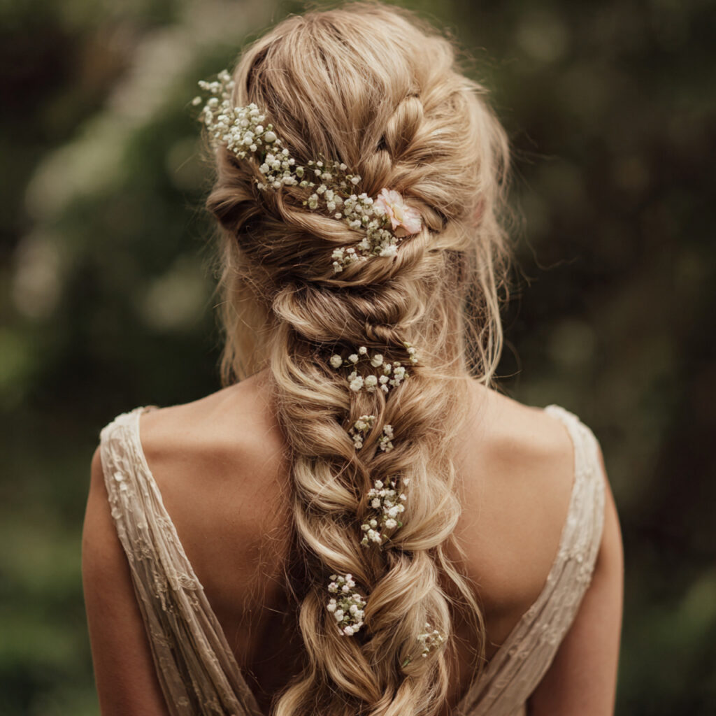 Floral Accent Braid