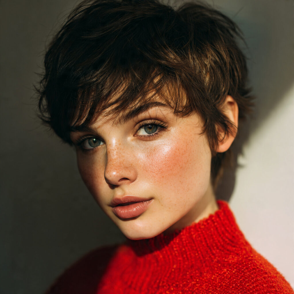 Fluffy Pixie With Face Frames