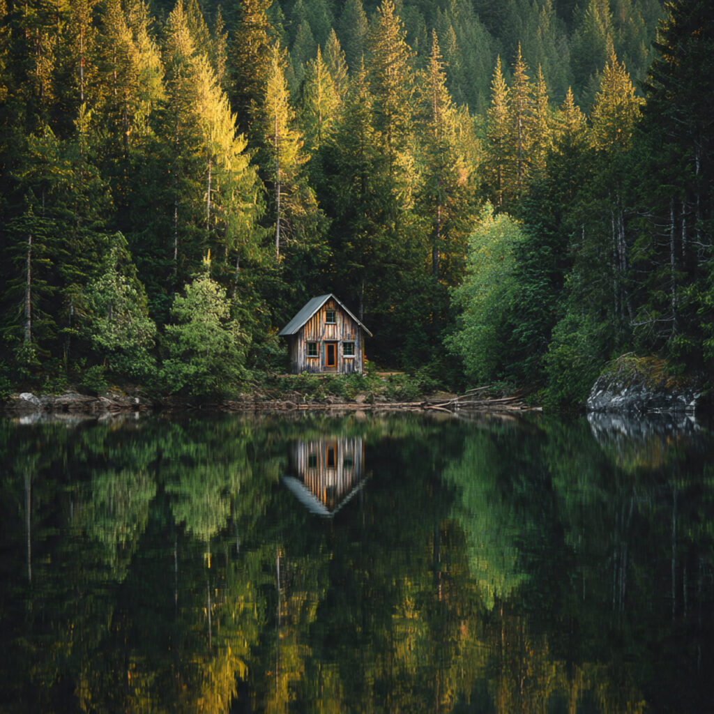Forest-Lake Fusion Cabin
