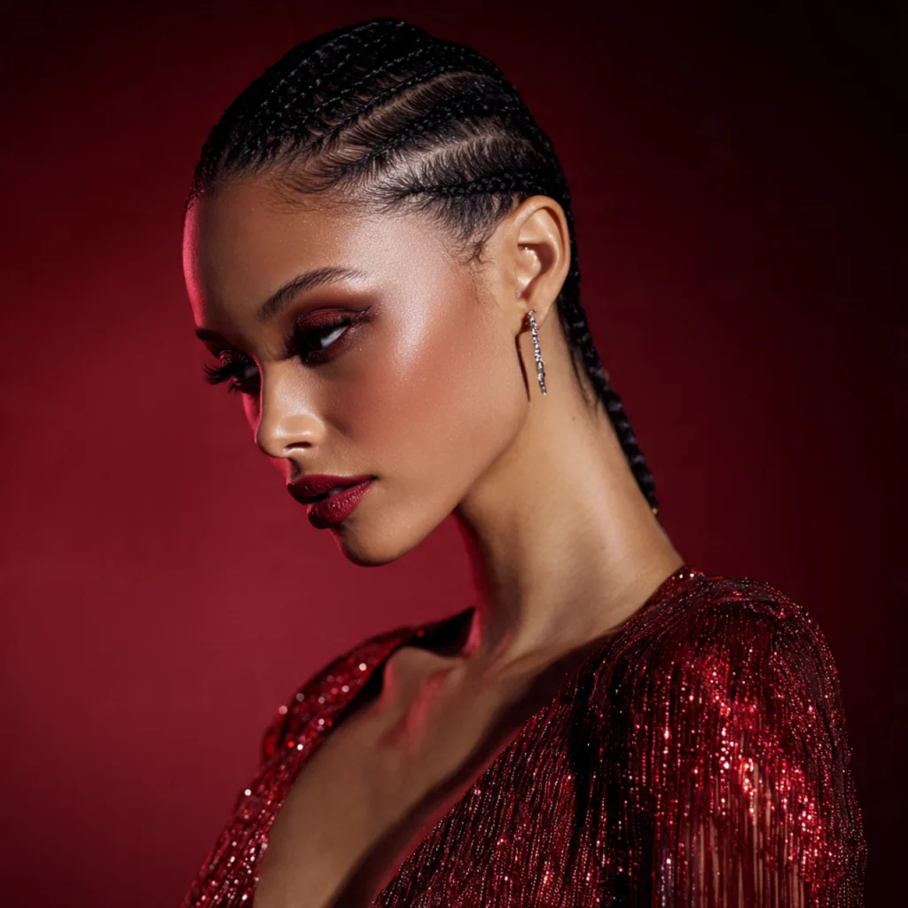 20 Stunning Baby Braids Ideas You’ll Want to Try Now 5 Glam Red Carpet Look