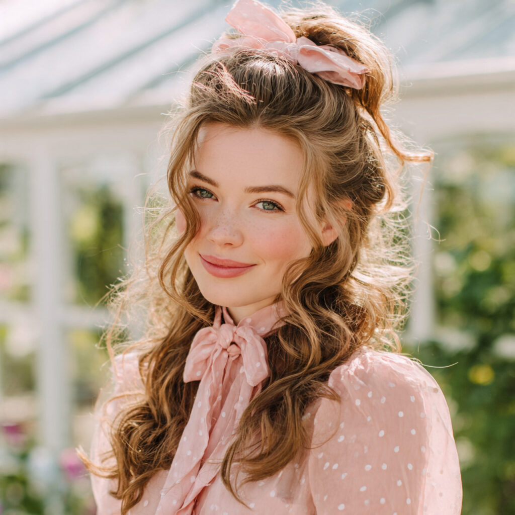 20 Stunning Birthday Hairstyles to Make You Shine All 17 Half-Up Bow Hairstyle