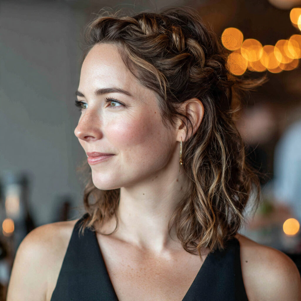 20 Stunning Birthday Hairstyles to Make You Shine All 4 Half-Up Twisted Bun