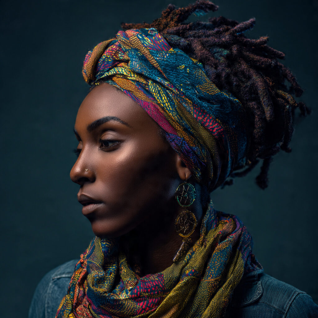 Headwrap Styles with Short Locs