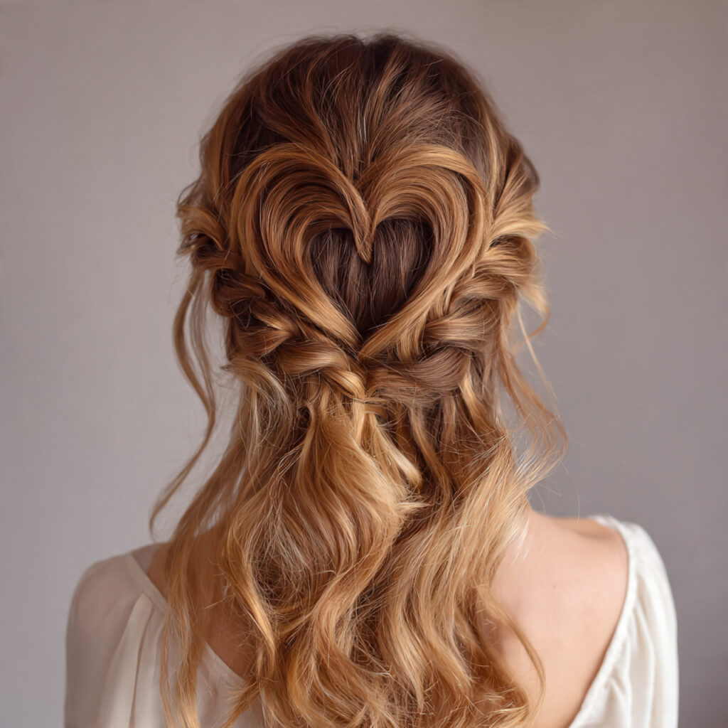 Heart-Shaped Braid Accent