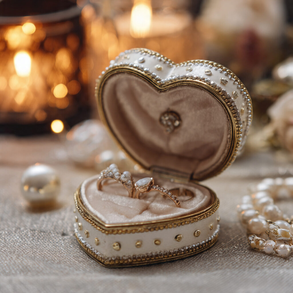 A Heart-Shaped Keepsake Box
