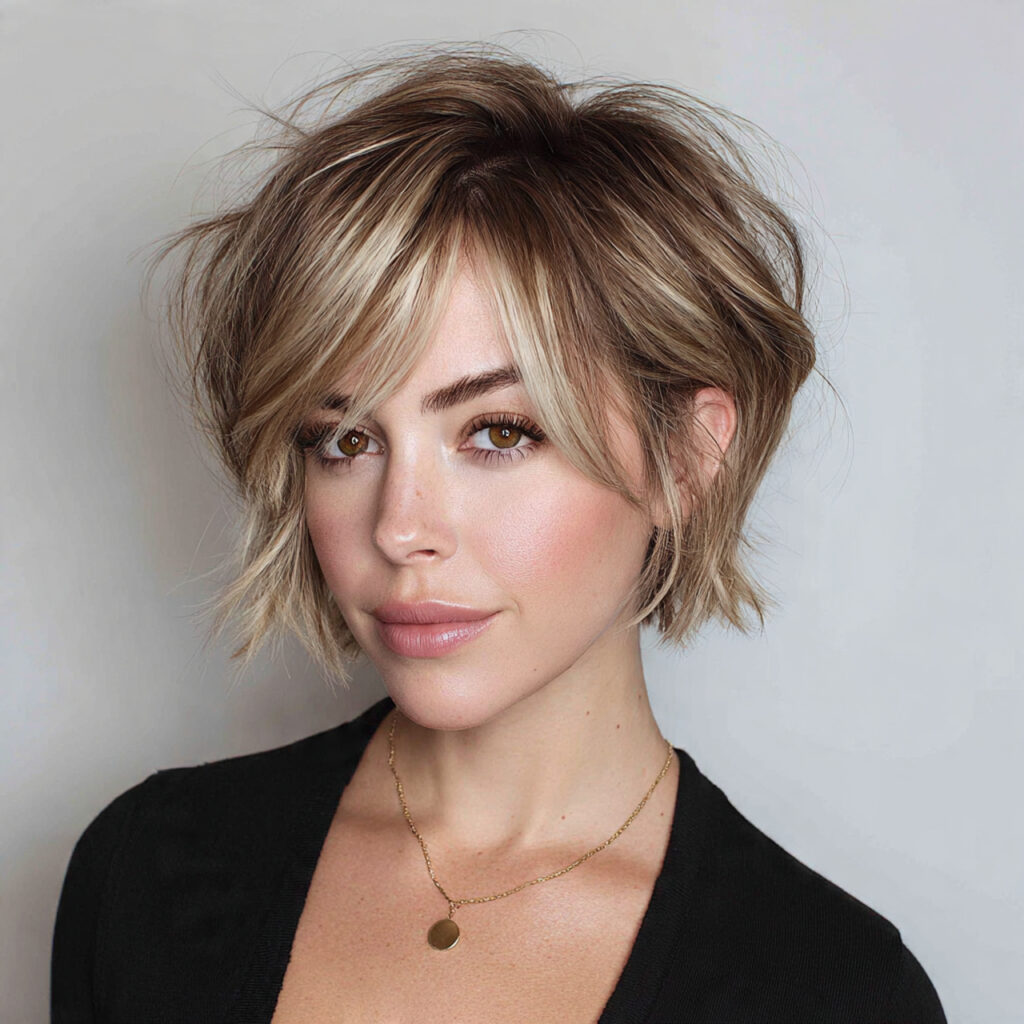 Highlighted Long Pixie Bob